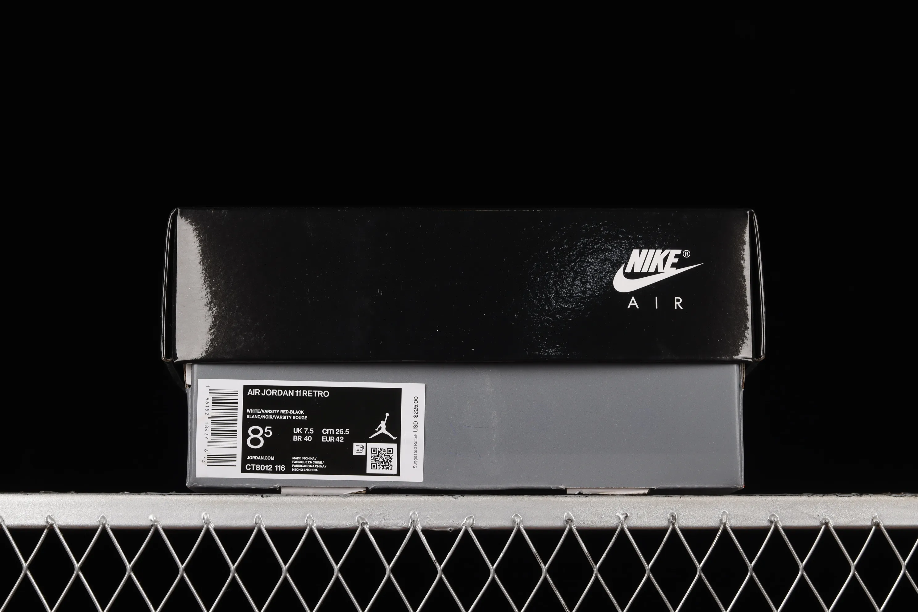 All categories Air Jordan Jordan series basketball shoes Air Jordan 11 L version Air Jordan 11 "Cherry" AJ11 Joe 11 cherry red high-top basketball shoes CT8012-116